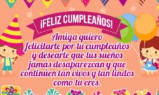 Frases de cumpleaños para una amiga